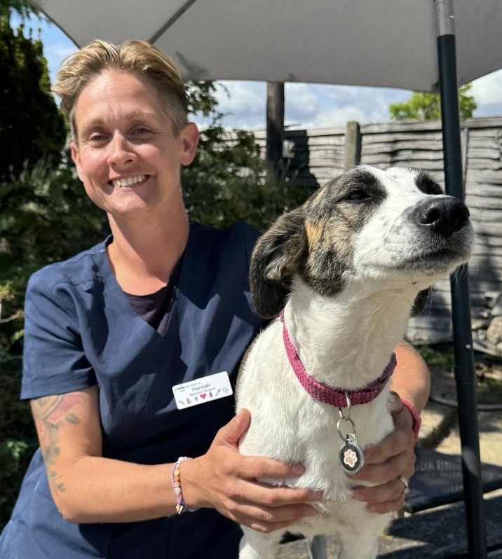 Hannah and dog